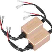 Duokon 1Pair C16 H1/H3 LED Headlight Decoder Device Anti-Flicker Resistors Error Canceller