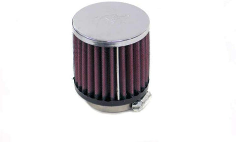 K&N Universal Clamp-On Air Filter: High Performance, Premium, Washable, Replacement Engine Filter: Flange Diameter: 2.0625 In, Filter Height: 3 In, Flange Length: 0.625 In, Shape: Round, RC-1890
