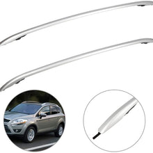 Scitoo Roof Rack Cross Bars Side Rails Baggage Carrier For Ford Escape 2013-2016 Silver 2 Pcs Roof Top Rack Luggage Carrier