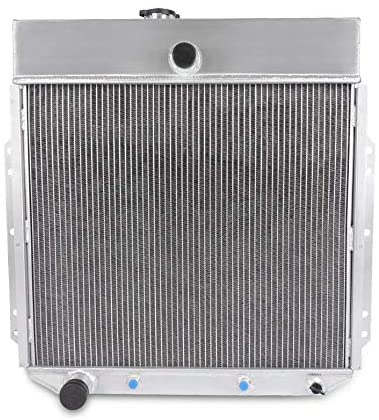 2 Row Core Aluminum Racing Radiator Replacement For Ford 1953-1956 Pickup Trucks F100 F250 F350 L6 V8 Auto Engines