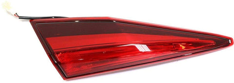 Halogen Tail Light For 2016-2017 Honda Civic Sedan Left Inner Clear/Red w/Bulbs