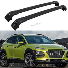 HEKA Lockable Cross Bars Roof Racks fit for Hyundai KONA 2018 2019 2020 2021,Luggage Crossbars Cargo Bag Carrier Aluminum Rooftop Set Carrying Kayak Bike Canoe