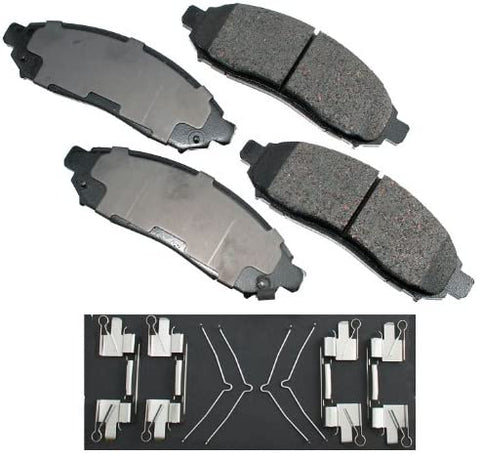 Akebono ACT1094 Proact Ultra Premium Ceramic Disc Brake Pad kit