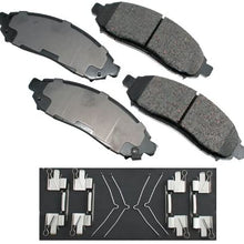 Akebono ACT1094 Proact Ultra Premium Ceramic Disc Brake Pad kit
