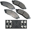Akebono ACT1094 Proact Ultra Premium Ceramic Disc Brake Pad kit