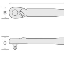 TEKTON 1/2 Inch Drive Click Torque Wrench (25-250 ft.-lb.) | 24340