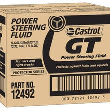 Castrol 12492-12PK GT Power Steering Fluid - 12 oz, (Pack of 12)