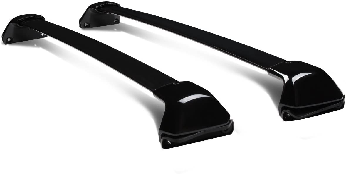 DNA MOTORING RR-HCRV12 Aluminum Roof Rack Cross Bars,Black