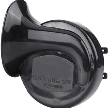110dB Universal Siren Air Horn Speaker, 12V 510HZ Motorcycle Electric Horn Loud Voice Speaker, Super Loud Air Horn Speaker, Waterproof Snail Siren Air Horn Speaker