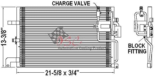 OSC Cooling Products 4673 New Condenser