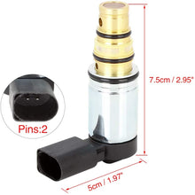 X AUTOHAUX 1K0820803E PXE14 PXE16 Car AC Compressor Control Solenoid Valve for Volkswagen GTI 2006-2015