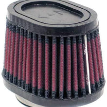 K&N Universal Clamp-On Air Filter: High Performance, Premium, Replacement Engine Filter: Flange Diameter: 2.125 In, Filter Height: 2.75 In, Flange Length: 0.625 In, Shape: Oval Straight, RU-3010