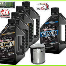 RPM Complete Engine Oil Change Kit V-Twin Synthetic Blend HD Sportster 5 Quart 170C