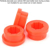 Bushings,12pcs Replacement Bushings Lower Control Arm Rear Camber Fit for Civic Integra Red