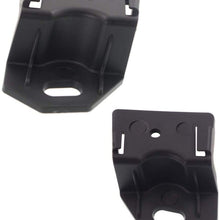 For Mercedes Benz C450 AMG Rear Bumper Bracket 2016 Driver and Passenger Side Pair/Set | Lower | Plastic | w/AMG Package | Sedan | MB1132106 + GM1067182 | 2058850056 + 15901539