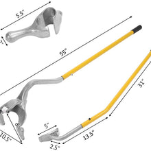 TUFFIOM Tire Mount Demount Tool Kit Steel Manual Tire Changer w/Bead Keeper, Tubeless Truck Bead Breaker, 17.5''-24'', Assembly Tool Equipped