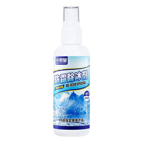 Anti-Frost Windshield Washer Fluid, Windshield DeIcer Spray, Instant Car De-Icing Spray, 100ml