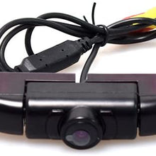 E-Kylin Car Auto Waterproof License Plate Mount Rear View Backup Camera Wide Angle with IR LED Night Vision Look Up and Down Adjustable