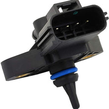 Fuel Rail Injection Pressure Sensor - Replaces CM5229, 3F2Z9-G756-AC, 0261230093, 3F2Z9G756AC - Fits Ford Crown Victoria, F250 Super Duty, F350, Focus, Five Hundred, Explorer, Mustang, E-150 and more