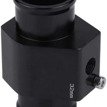 Temp Joint Pipe, Car Water Temp Temperature Joint Pipe Hose Sensor Gauge Adapter(32mm)