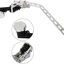 FINDAUTO Aluminum Universal Hydraulic Handbrake Lever Drift Hand brake E-Brake Racing New sliver