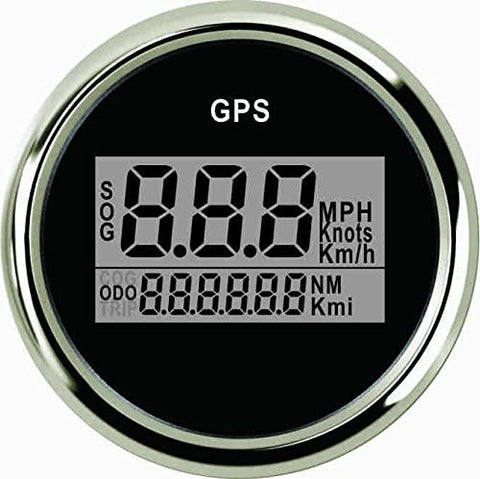 ELING Waterproof Digital GPS Speedometer Odometer for Auto Marine Truck with Backlight 2