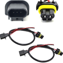 iJDMTOY H13 9008 Wire Harness for Xenon Ballast to Stock Socket for Xenon Headlight Kit
