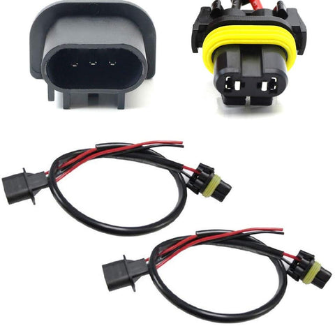 iJDMTOY H13 9008 Wire Harness for Xenon Ballast to Stock Socket for Xenon Headlight Kit