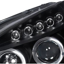 Spec-D Tuning 2LHP-ACD03JM-TM Honda Accord Halo Led Projector Headlights Black Pair