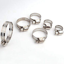 60pcs Hose Clamp Stainless Steel Set Assorted Water Fuel Tube Pipe Clip Kit