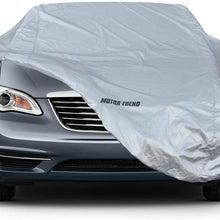 Motor Trend M5-CC-3 L (7-Series Defender Pro-Waterproof Car Cover for All Weather-Snow, Wind, Rain & Sun-Ultra Heavy Multiple Layers-Fits Up to 190")