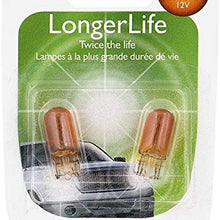 Philips 12396NALLB2 LongerLife Miniature Bulb, 2 Pack