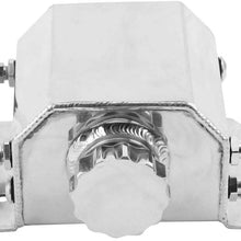 Ejoyous Car Modified 1L Alloy Aluminum Coolant Tank,Engine Oil Catch Can Breather Tank Bottle Polished Square Type
