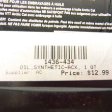 Acx 0w-40 Synthetic Oil, Quart Arctic Cat