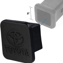 for 2 inches Trailer Hitch Cover, Sturdy Rubber Receiver Tube Hitch Plug Tow Receiver Tube Plug Cap Fits to 2" Tow Hitch Receiver (Fits to J E E P Hitch)