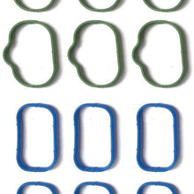 Intake Manifold Upper and Lower Gasket Set Replacement For 200 300 Town and Country Avenger Challenger Charger Durango Grand Cherokee VW 3.2 3.6L DOHC Replaces OE# 5184562AC MS97204