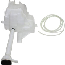 Washer Reservoir Windshield Expansion Tank Dual Pump Type w/Washer Pumps, Filler Neck, Cap, and Fluid Level Sensor Port compatible with Vehicles w/Rear Wiper