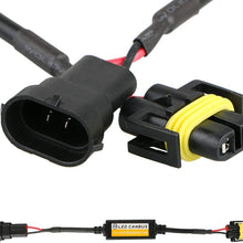 GreceYou 2pcs H8/H9/H11 Car LED Headlight Anti Flicker Error Free Resistor Canceller Decoder