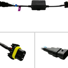 AnyCar Led Headlight Decoder 9005 9006 9012 Canbus Resistor Anti-flicker Harness Headlight Bulb Decoder for Jeep Wrangler/Srt8/Civic/Rav4/Highlander/CRZ