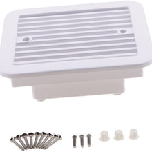 Gazechimp Set of 2 RV Caravan Motorhome Trailer Side Air Fan with Cooling Fan 2000RPM + Round Roof Air Exhaust Vent, White