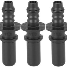 X AUTOHAUX 5pcs 11.80mm ID8 Car Fuel Line Hose Pipe Quick Release Male Connect Connector