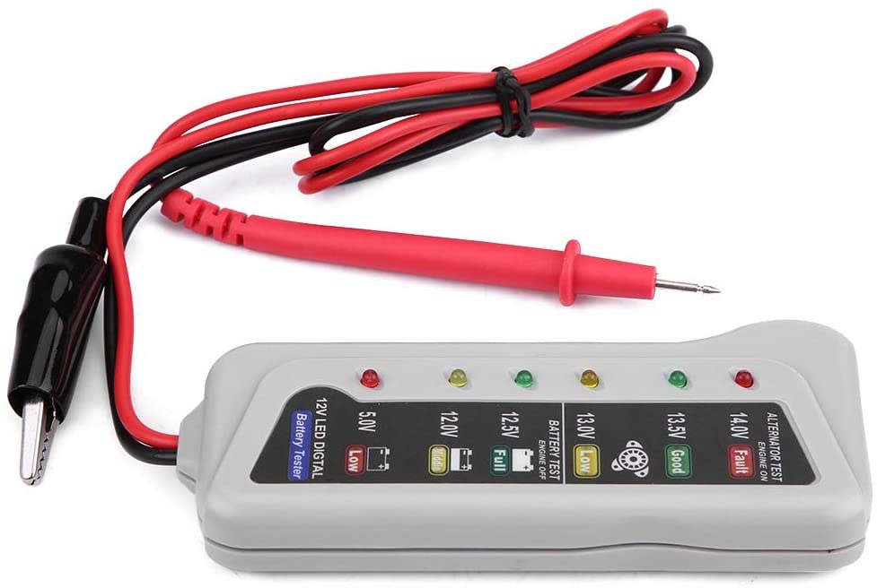 Car Battery Tester, 2-14.8V Car Van Auto Battery Tester Storage/Maintenance Charger System Analyzer Checker Tool