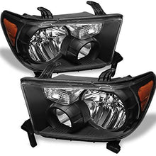 For Toyota Tundra OE Replacement Black Headlights Driver/Passenger Head Lamps