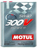 Motul 300V Power 5W40 Racing Motor Oil 2 Liter Can (Pack of 4)