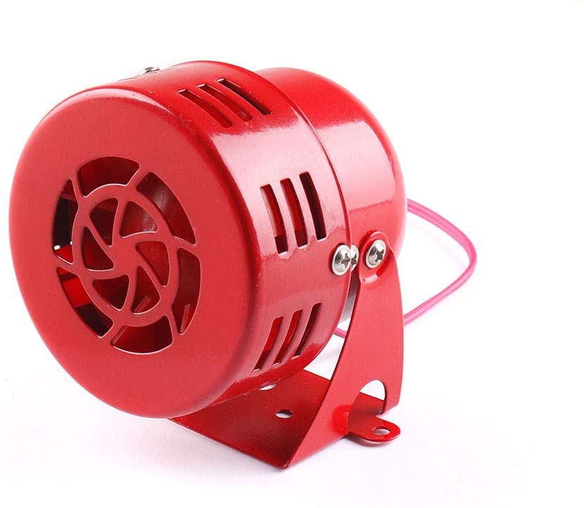 12V 105dB Car Air Raid Siren Horn Electric Sound Alarm Loud Fire Security Rescue For Car Truck Motorcycle Bicycle