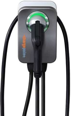 ChargePoint Home Flex Electric Vehicle (EV) Charger upto 50 Amp, 240V, Level 2 WiFi Enabled EVSE, UL Listed, Energy Star, NEMA 6-50 Plug or Hardwired, Indoor/Outdoor, 23-Foot Cable