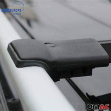 OMAC Roof Racks Cross Bars Carrier Cargo Racks Rail Aluminium Black Set 2 Pcs. for Mercedes Benz GLK X204 2010-2015