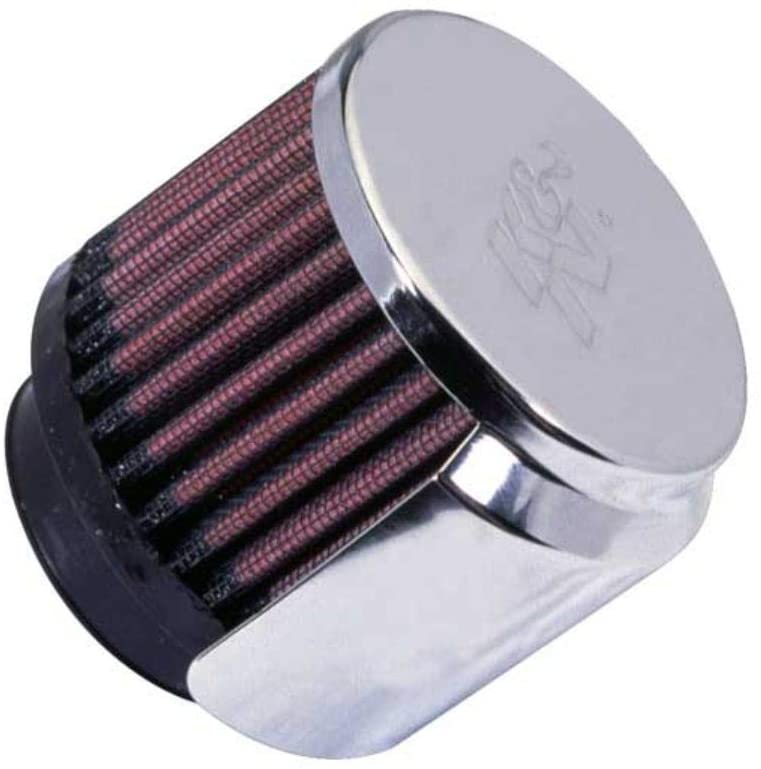 K&N Vent Air Filter/ Breather: High Performance, Premium, Washable, Replacement Engine Filter: Flange Diameter: 1.75 In, Filter Height: 2.5 In, Flange Length: 0.625 In, Shape: Breather, 62-1515
