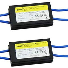 uxcell DC12V T10 LED Warning Error Decoder Canceller Anti Flicker Capacitors for Car Pair