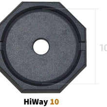 SnapPad HiWay Permanently Attached RV Leveling Jack Pad for HWH Round Landing Feet (Two 10 inch + Two Bus)